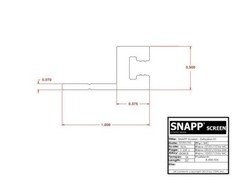 SNAPP® screen Track PVC Porch Screening Kit (30 Pack – Bronze)