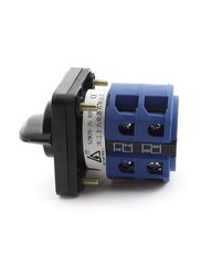 Square Panel 2-Pole 3-Position Momentary Universal Rotary Changeover Switch