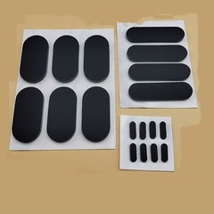 10 x Silicone Rubber Feet Anti-Slip & Collision Black Self Adhesive Sticky Pads
