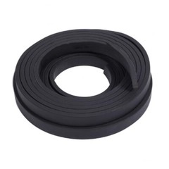 Black Solid NBR Nitrile Rubber Rectangle Sealing Strip Absorption Cushioning
