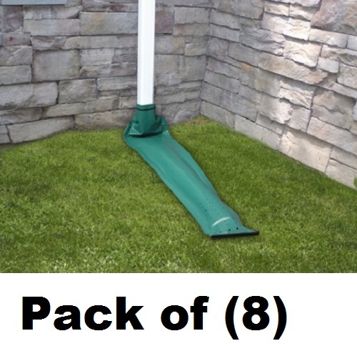 (8) ea Thermwell DE46 46″ Green Roll Out Roll Up Automatic Downspout Extender