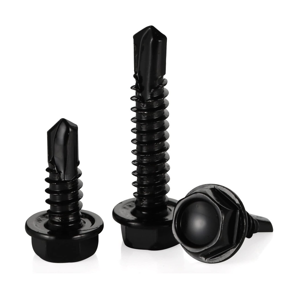 #10 x 3/4″ Hex Washer Head Self Tapping Screws, Drilling x