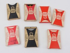 VINTAGE LOT OF SMALTZ Hy-Ko Prod Co REFLECTIVE NUMBERS Mid Century House NIB