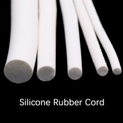 Silicone Rubber Cord O Ring Cord Seal Foamed Sponge White Dia 1mm – 7mm