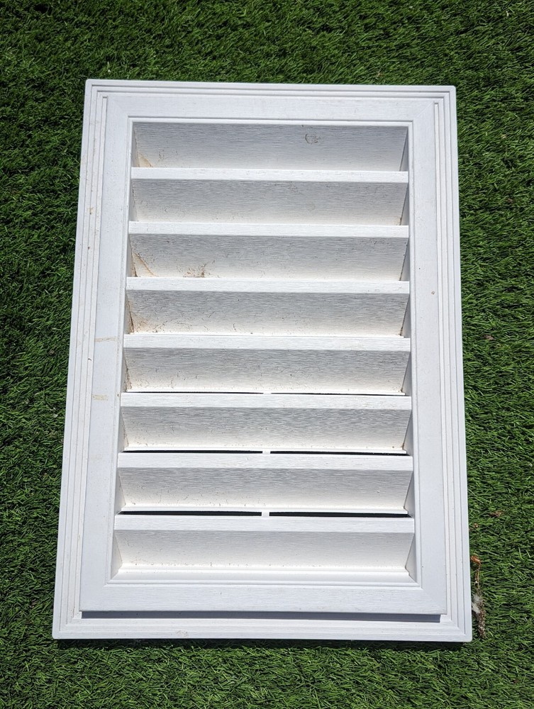 Mid America Siding Components 12”x18” Rectangle Gable Vent – Clay color