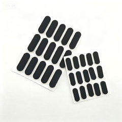 Length 16-160mm Oval Rubber Feet Pad Adhesive Gasket Anti-Slip Laptops Keyboard