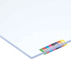 500x500mm Clear Smooth Synthetic Glass – Thickness 4mm