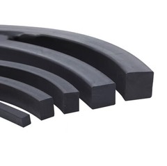 Solid Nitrile Rubber NBR Seal Strip Square Section Thick 4mm-30mm Oil Resistance