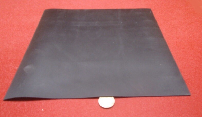 EPDM Rubber Sheet, Black, 3/32″ x 12″ Wide x 12″ Length