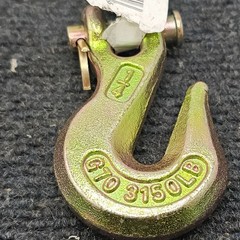 (QTY 6) Campbell T9503315: Clevis Grab Hook with Pin 25″
