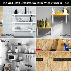 Shelf Brackets 18 Inch x 12 Inch, Heavy Duty Shelf Brackets 4 6 8 10 12 14 16…