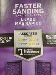 3M PRO GRADE PRECISIONS SAND PAPER 8 PACK – ASSORTED GRIT 80, 120, 220, 400