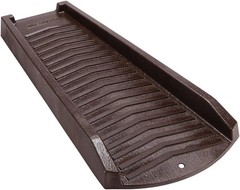 Amerimax 2 in. H x 11 in. W x 24 in. L Brown Vinyl Splash Block