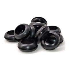 Black Rubber Blanking Cable Wiring Open Grommets Closed Blind Bung 3mm to 120mm