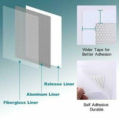 2 PACKS WALL REPAIR PATCH Fix Drywall Hole Ceiling Plaster Damage Metal Mesh 4X4