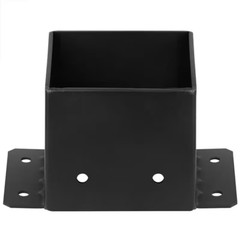 Heavy Duty Steel 8×8 Post Base Inner Size 7-1/2″ Thickness 5/32″ 8 Gauge
