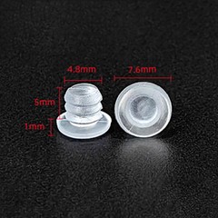 1-500pc 5mm-12mm Snap-On Mini Hole Plug PVC Plastic Non-slip Blanking Seals Bung