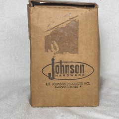 Brass Non-Mortise Hinges Johnson 1823 Quantity 100 hinges + Screws