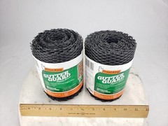 2x Thermwell Frost King 6″ x 20 Ft Black Plastic Gutter Guard VX620 – Strip Mesh