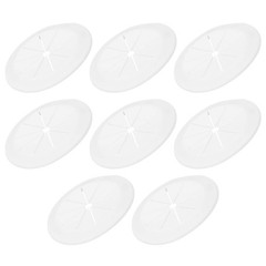 8 Pcs 2-1/16″ Desk Grommet Round Cable Grommet with Adhesive Tape White