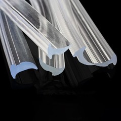 Crescent-Shaped PVC Seal Strip Window Door Wedge Gasket Protection Seals 2mm-5mm