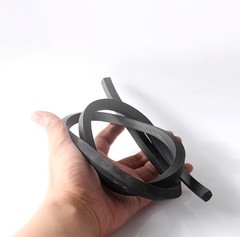 NBR Nitrile Rubber Solid Sealing Strip Square Oil Resistant Buffer Width 4-70mm