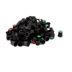 100Pcs 6mm Inner Slide Potentiometer Control Knob Red Green Yellow Blue White