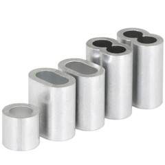 Aluminum Wire Rope Crimping Sleeves & Ferrules for Stainless Steel Cables