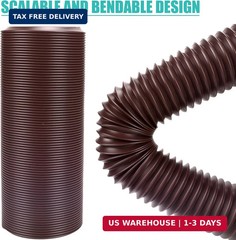 2 Pack Rain Gutter Downspout Extensions Flexible,Downspout Extender Diverter Ext