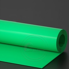 GREEN SOLID RUBBER SHEETING VARIOUS SIZES – 100MM-500MM WIDTH, 1MM-10MM THICK