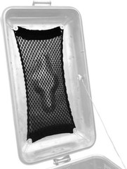 Elastic Cargo Net for Hard Motorcycle Pannier Lids – Premium Orga Size: Medium
