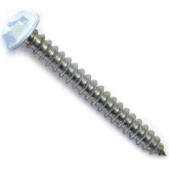Hard-to-Find Fastener 014973187040 White Hex Head Sheet 1.5 inches,