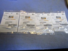 4 – I/PRO100BW Rondec 90 deg Inside Corner 3/8” Bright White. NEW in Bag