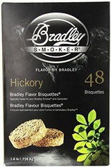 Strong Hickory Flavor Smoker Bisquettes for Smoking Meat & Beef Brisket 48 Pack