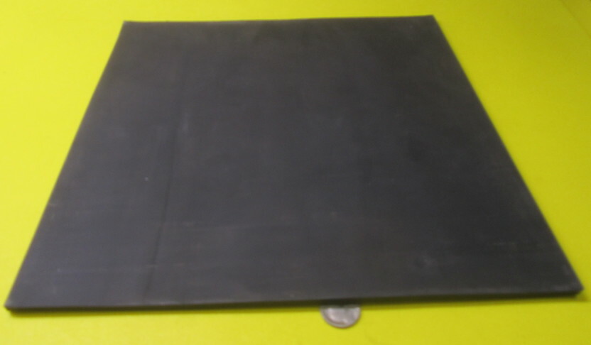 EPDM Rubber Sheet, Black, 1/16″ x 12″ Wide x 12″ Length