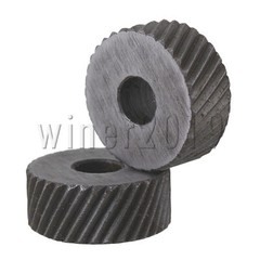 Diagonal Coarse 19mm OD Knurling Wheel Roller Tool Steel 1.5mm Pitch Pack of 4