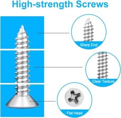 1.5” L Bracket Corner Brace Sets Stainless Steel 90° Right Angle Hardware LOT