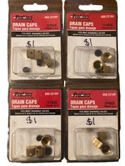 8 count, 4 packs , Proline 888-221RP Waste Cap & Washer 5/16 & 3/8 size