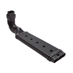 Stealth Flow 43 in. Black Vinyl Low Profile Downspout Extension Kit