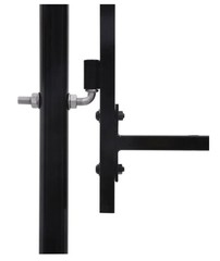Driveway or Garden Gate * WIDE* Double Door with Spike Top Steel 9.8’x4.9′ Black