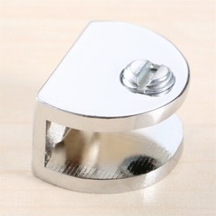 New Zinc Alloy Glass Shelf Shelves Bracket Clamp Shelving Holder Support Bracket