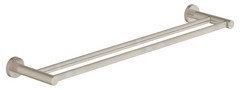 Symmons 353DTB-18-STN Dia 18 in. Double Towel Bar in Satin Nickel