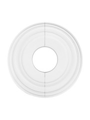 Lightweight and Waterproof 12 PU Medallion for Ceiling Fans Long lasting Style