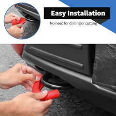 Tow Hook Cover for 2004-2024 F150 and 2017-2021Tundra and 2021-2024 Red Standard