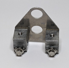 Heavy Duty Aluminum Fence Style Snow Guard Bracket For 1″ Diameter Rod