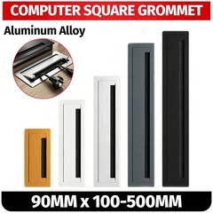Computer square grommet insert Desk table cable tidy outlet USB Wire Cover