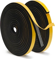 EPDM Rubber Self Adhesive Backed Foam Seal Strip Foam Gasket Thick 2mm-10mm