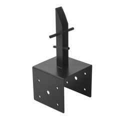 6×6 Concrete Post Anchor 4 Pcs (Inner Dia 5.6“x5.6“) U Shape Fence Post Holder G