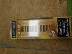 Decor Grates Floor Register, Elite Solid Wood, 2-inch x 10 inch