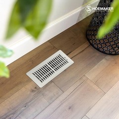 Shoemaker 4×10 Floor Register – Khaki Light Heavy Duty Metal Floor Vent Co